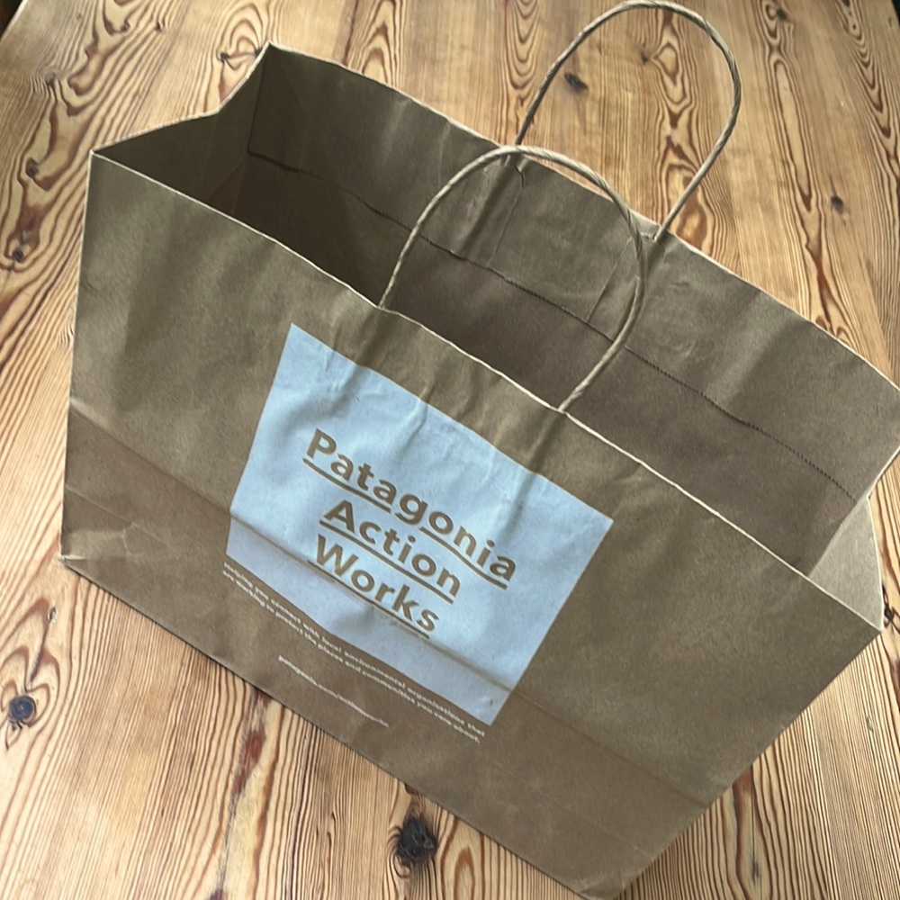 Patagonia Shopping Bag with Double Handles 16” X 12.5” X 6”